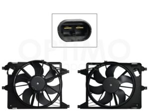 MMNN0352 MOTOVENTILADOR COMPLETO C/AIRE C/TOLVA 2PINES S/RES (APRIO 08-10/CLIO 02-10/KANGOO 04-18) PLATINA 1.6L 02-10