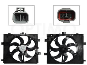 MMNN0900 MOTOVENTILADOR COMPLETO C/S AIRE C/TOLVA 2PINES S/RES 2CONECTORES (V-DRIVE 20-25/MARCH 11-25/NOTE) VERSA 1.6L 12-19