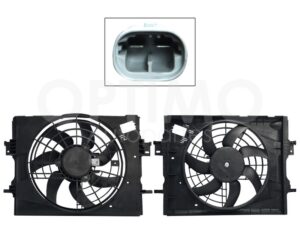 MMNN0910 MOTOVENTILADOR COMPLETO C/S AIRE C/TOLVA 2PINES S/RES (KICKS 17-24) VERSA 1.6L 20-25