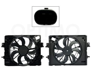 MMNN1600 MOTOVENTILADOR COMPLETO C/S AIRE C/TOLVA 2PINES S/RESISTENCIA SENTRA B-18 2.0L 21-25