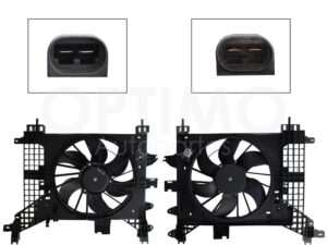 MMNR0400 MOTOVENTILADOR COMPLETO C/AIRE C/TOLVA 2PINES C/RESISTENCIA 2CONECTORES DUSTER 2.0L 13-16