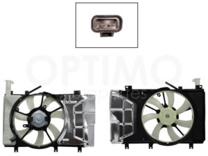 MMNT0310 MOTOVENTILADOR COMPLETO C/S AIRE C/TOLVA C/DEPOSITO 2PINES S/RESISTENCIA YARIS 1.5L 18-22