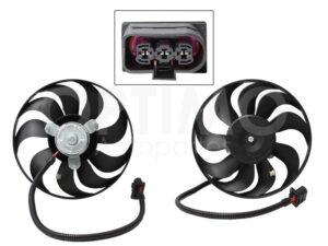 MMNV0112 MOTOVENTILADOR P/AIRE ACONDICIONADO S/TOLVA CHICA EMBRA 3PINES S/RESISTENCIA (MOTOR/ASPA) JETTA/GOLF A4 1.8L/2.0L 99-07