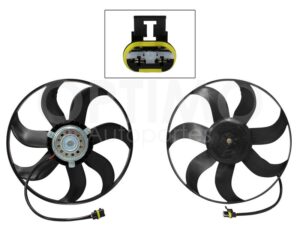 MMNV0601 MOTOVENTILADOR C/AIRE S/TOLVA EMBRA 2PINES S/RES (SAVEIRO 10-26/CROSSFOX 10-17) (MOTOR/ASPA) GOL 1.6L 08-21