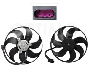 MMNV1301 MOTOVENTILADOR P/RADIADOR S/TOLVA GRANDE 3PINES S/RESISTENCIA (MOTOR/ASPA) LUPO/POLO 1.6L/2.0L 03-16