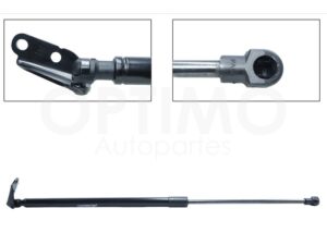 SFNN2201 AMORTIGUADOR CAJUELA DER C/BASE (L=58/CIL=34 CM) X-TRAIL 08-14