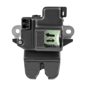 002-3402-01 CHAPA DE CAJUELA HY ELANTRA 13-16 NEGRO/PLATA ELECTRICA CON MANIJA METAL 3 PINES TRASERA