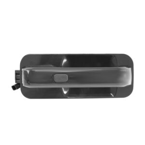 012-1215-98 MANIJA EXTERIOR FD F-150 15-20 NEGRA LISA PLASTICO CON SENSOR 4 PINS SIN HOYO PARA LLAVE DELANTERA DER