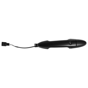 012-1304-23 MANIJA EXTERIOR HD FIT 15-18 NEGRA LISA PLASTICO CON SENSOR 6 PINS SIN HOYO PARA LLAVE DELANTERA IZQ