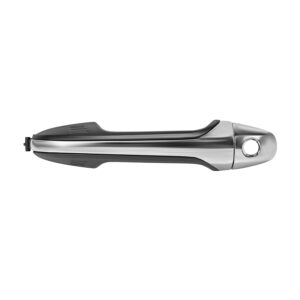012-3006-07 MANIJA EXTERIOR TY HIGHLANDER 14-19 CROMADA/NEGRA LISA PARA PINTAR PLASTICO CON HOYO PARA LLAVE DELANTERA IZQ