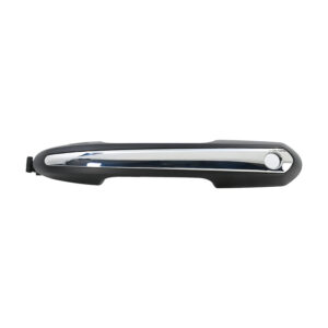 012-3006-11 MANIJA EXTERIOR TY HIGHLANDER 20-25 NEGRA/CROMO LISA PLASTICO CON SENSOR 2 PINS CON HOYO PARA LLAVE DELANTERA IZQ