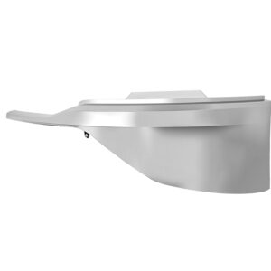 203-4205-21 FASCIA DELANTERA KW T680 22-26 S/HOYO P/FARO CROMADO LATERAL IZQ