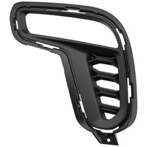 003-0908-09 REJILLA FASCIA DELANTERA DG DURANGO 21-23 NEGRA BRILLANTE C/HOYO P/FARO IZQ