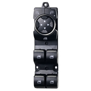 222-1215-29 CONTROL DE ELEVADOR FD F-150 15-20 NEGRO FILO CROMADO 5 TECLAS 8 PINS SIN ESPEJOS AUTOABATIBLES DELANTERA IZQ