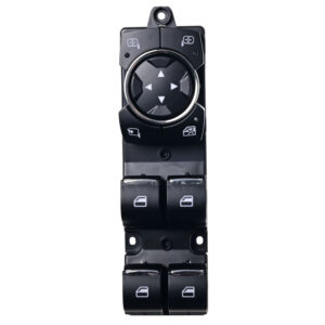 222-1226-03 CONTROL DE ELEVADOR FD LOBO 15-20 NEGRO FILO CROMADO 5 TECLAS 8 PINS PARA ESPEJOS AUTOABATIBLES DELANTERA IZQ