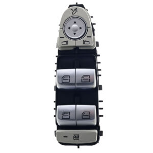 222-2002-05 CONTROL DE ELEVADOR MC CLASE-C 15-18 PLATA FONDO NEGRO 7 TECLAS 3 PINS LUZ AMBAR PARA ESPEJOS AUTOABATIBLES DELANTERA IZQ