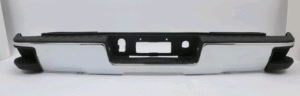 DED223 DEFENSA TRAS CHEV SILVERADO 14-18 CROMADA C/HULE S/HOYO P/SENSOR