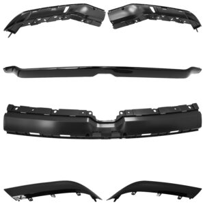 011-0916-54 MOLDURA PARRILLA DG RAM 1500 19-24 SUPERIOR NEGRA BRILLANTE LINEA NUEVA
