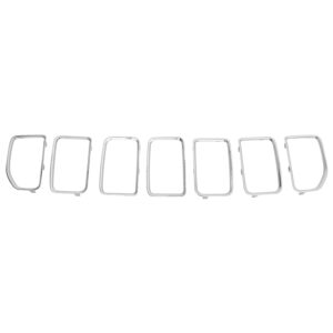 011-1605-60 MOLDURA PARRILLA JP GRAND CHEROKEE 22-26 CROMADA SET 7 PIEZAS