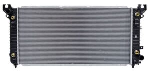 RACPU14 RADIADOR SILVERADO 14-18 V6 4.3 V8, 5.3, 6.2 LTS AUT C/S AA DOBLE ENFRIADOR DE ACEITE 34X16 6/7X22MM ALUM SOLD 260731