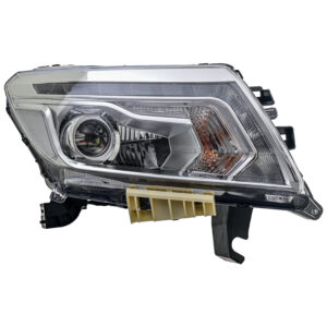 019-2346-34 FARO NS NP300/FRONTIER 16-23 MANUAL FONDO CROMADO C/LEDS C/DRIVER CN DER