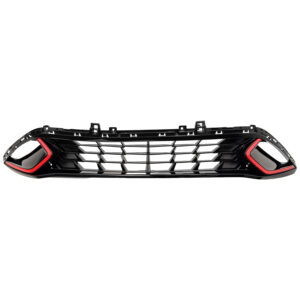 204-3507-13 PARRILLA FASCIA KI FORTE 22-24 GT/GT LINE C/MOLDURA ROJA C/HOYO P/SENSOR