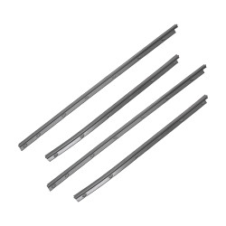 75677 MOLDURA BOTAGUA TY HILUX 05-15 4 PUERTAS DELANTERAS: 78CM / TRASERAS: 65CM JUEGO 4 PIEZAS NEGRA GENERICA TIPO ORIGINAL CHIN 68172-0K010/68171-0K010/68174-0K010/68173-0K010 DERECHO/IZQUIERDO DELANTERA/TRASERA INTERIOR
