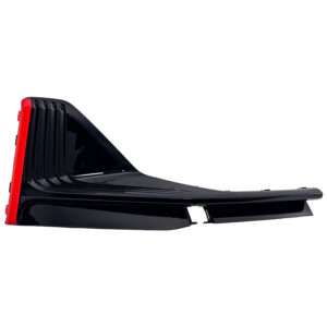 003-6002-06 REJILLA FASCIA DELANTERA CA CS55 PLUS 22-26 NEGRA BRILLANTE C/MOLDURA ROJA DER