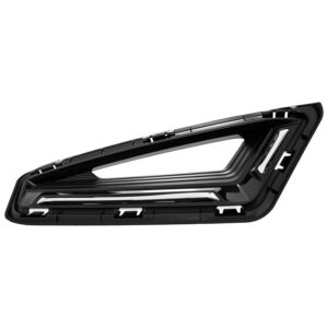 003-6007-01 REJILLA FASCIA DELANTERA CA EADO PLUS 25-26 CORRUGADA C/MOLDURA PLATA IZQ