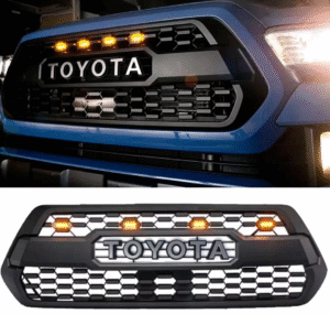 PAR861 PARRILLA TOYOTA TACOMA 16-23 NEGRA C/LETRAS Y CUARTOS